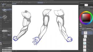 09-2.Key points in drawing male characters’ muscles, picked by Muksal