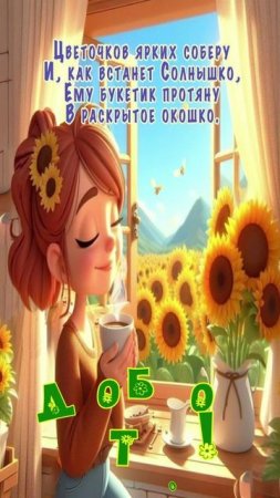 Открытка на утро