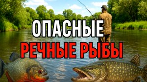 Они выглядят безобидно, но могут навредить! ТОП-3 опасных речных жителя!