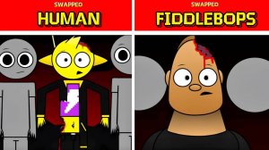 INCREDIBOX SPRUNKI 👤🔄 | HUMAN SWAP vs FIDDLEBOPS! 💃 СМЕНА РОЛЕЙ! #сезонконтентаRUTUBE