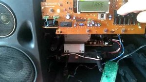 Panasonic RX-DT670 работа AUX 11.07.25
