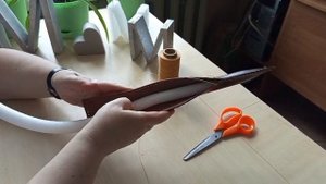 Изготовление ручек для сумок с наполнителем из ВПЭ