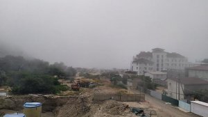 Природа сильного тумана не ясна на Чёрном море в Судаке скрылись даже горы