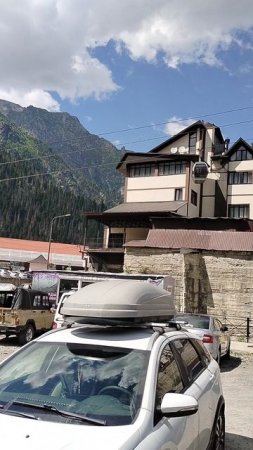 парковка Домбай жулики