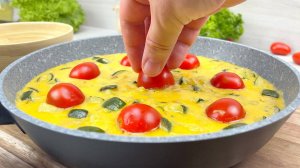 У вас есть помидоры, яйца и кабачки