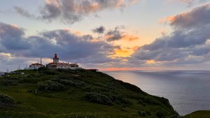 Мыс Рока (Португалия). Закат на самой западной точке нашего континента
