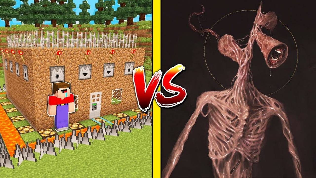 СИРЕНОГОЛОВЫЙ ПРОТИВ САМЫЙ ЗАЩИЩЕННЫЙ ДОМ В МАЙНКРАФТ смотреть онлайн