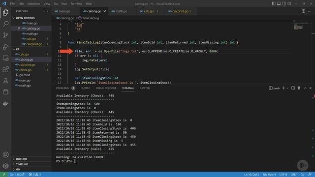 07. Demo - Debugging with Log Package