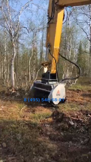 Ввод в эксплуатацию мульчера FAE UMLEX в Салехарде