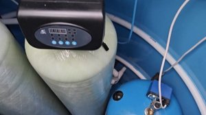 Система очистки воды, установленная в кессоне