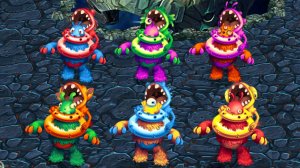 Суза / Sooza - все варианты цвета призматиков (My Singing Monsters: Dawn of Fire)