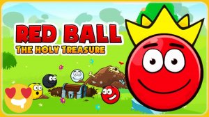 Красный шарик Поиски сокровищ. Новая игра Red ball The holy treasure. Мультфильм для детей