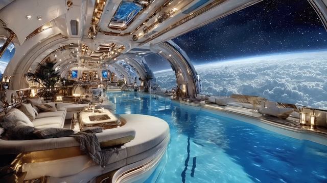 Renaissance Relaxing Ambient Sci Fi Music💫🎧 for your First Space Cruise (3Hz Binaural Beats)