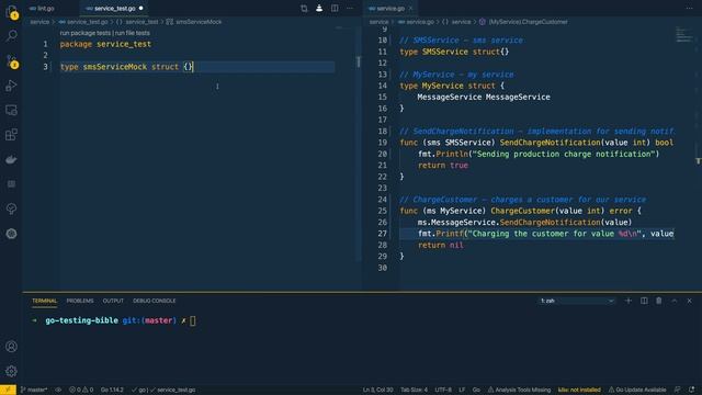 12 - Testing with Mocks in Go (2160p with 30fps)