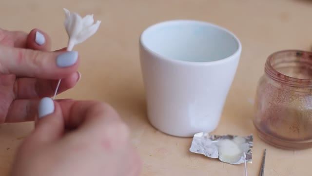 Нарцисс. Лепка из полимерной глины