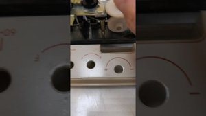 Ремонт встроенного лекального устройства вязальной машины  Silver Reed sk322