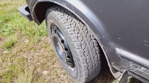 Поставил новую резину, небольшой тест резины