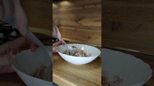 Салат с копченым мясом