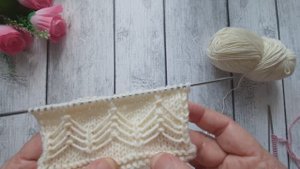 Оригинальный узор для каймы, манжета и не только.