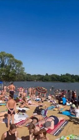 🏖️Аншлаг в Мещерском парке сегодня на фоне аномальной жары🏖️