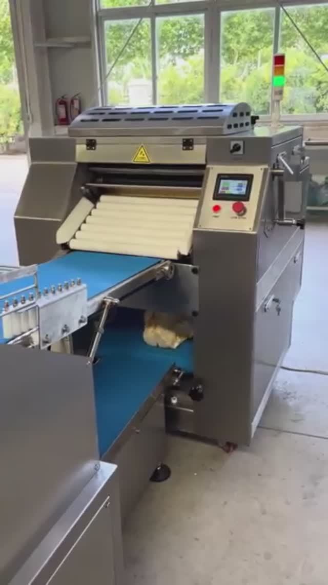 Автоматическая машина для прессования теста - Ламинатор. Тестораскаточная машина смотреть онлайн