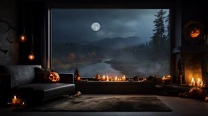 Уютная осенняя обстановка 🎃 Вид на величественный лес с мрачными мелодиями
