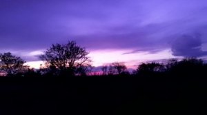evening sky...