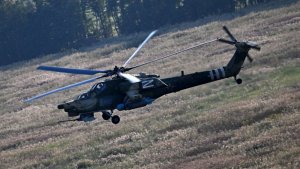 Ми-28НМ уничтожил расчет беспилотников ВСУ. Лучшее видео из зоны СВО