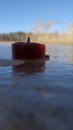 Авторские свечи горят долго