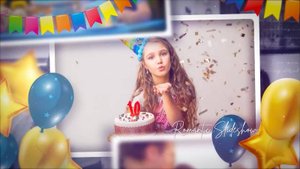 Слайд-шоу День рождения. Поздравление, видео из фото. Монтаж видео на заказ. Пример