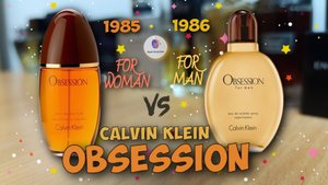 CALVIN KLEIN OBSESSION FOR HER (1985) vs FOR HIM (1986) - очень крутая актуальная классика из 80х