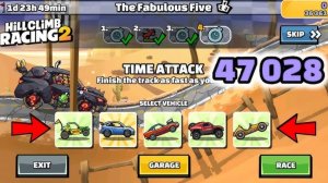Hill Climb Racing 2 - 47028 points in THE FABULOUS FIVE Team Event