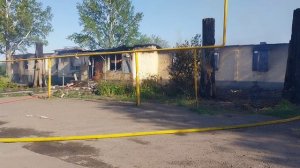 Сгорел магазин в Перлёвке