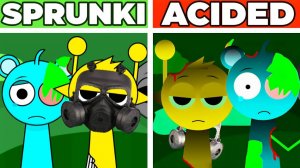 INCREDIBOX SPRUNKI 🧪🔥 | ACIDED MOD! 💀🌈 КИСЛОТНЫЙ ТРИП! #сезонконтентаRUTUBE