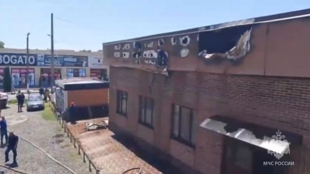 Пожар город Семикаракорск 11.07.2025г.