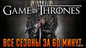 Игра престолов все сезоны за 60 минут | Игра престолов краткий пересказ
