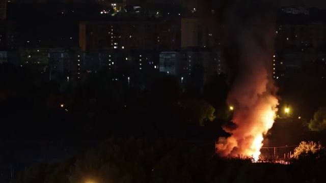 Киев в огне.