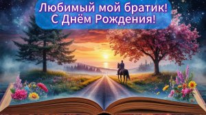 Брат, с Днём Рождения! Музыкальное поздравление от сестры