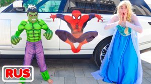 Влад и Ники. Влад и История про супергеройскую машину! Видео для детей.
