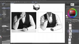 11-2.How to study clothing folds and apply them in practice