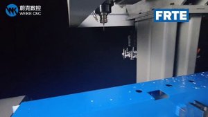 Четырех осевой обрабатывающий центр для обработки алюминиевых окон и дверей WSJ4-CNC-7000