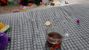 пью чай