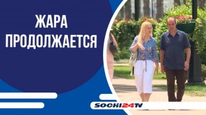 В Сочи на выходных ожидается аномальная жара до +37°C
