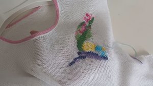 Летняя маечка из тонкого хлопка на лк 150.Вышивка.