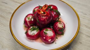 МАРИНОВАННАЯ РЕДИСКА ЗА 30 МИНУТ! ВКУСНАЯ И СОЧНАЯ!