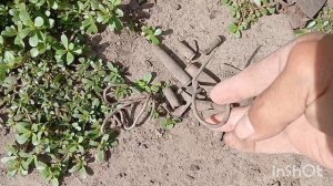 Венгерская монета и Русский православный крест