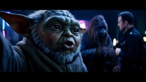 Трэш-влог Магистра Йоды и Джига-Дрыга от Чубакки   #yoda #ai  #gemini #приколы #мем