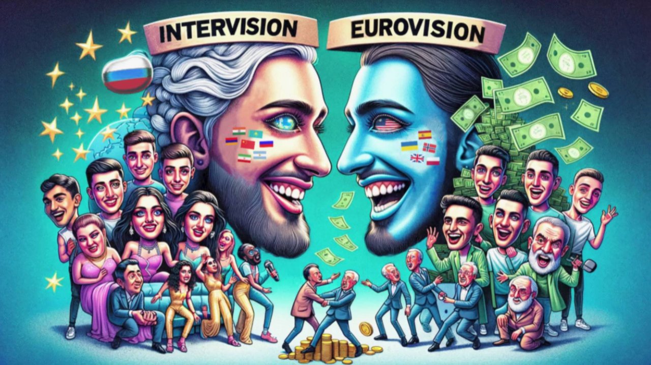 Сюжет о стартующем в Москве Интервидении. Полный обзор. смотреть онлайн