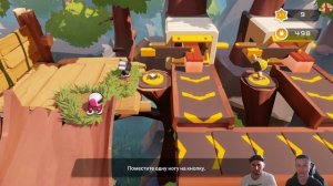 Biped прохождение split screen. Уровень 4 - Заснеженный пик. Уровень 5 - Высокие горы.