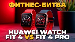 ⌚ Huawei Watch Fit 4 vs Fit 4 Pro: в чем разница? Полный обзор и сравнение! 🔥